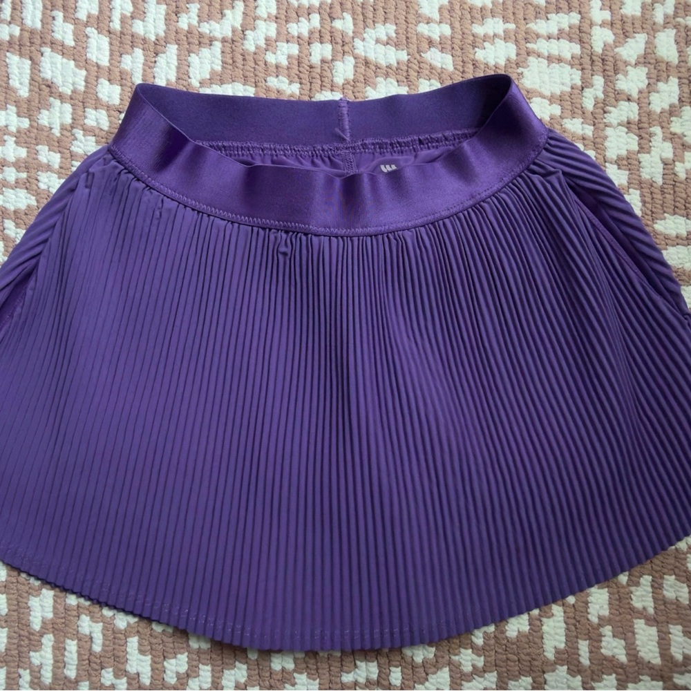 All in Motion Deep Purple Skater Skirt